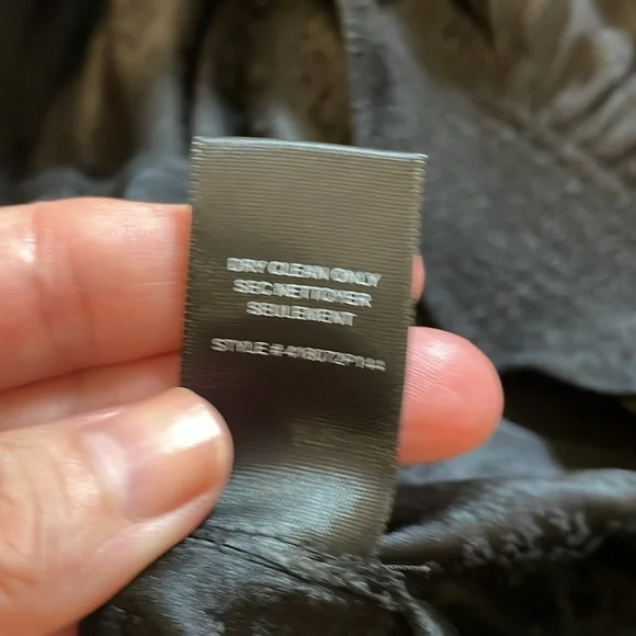 REBECCA TAYLOR High Elastic Back Waist Wide Leg Ankle Pant Crop Pant SILK 6 NWOT - Picture 15 of 15